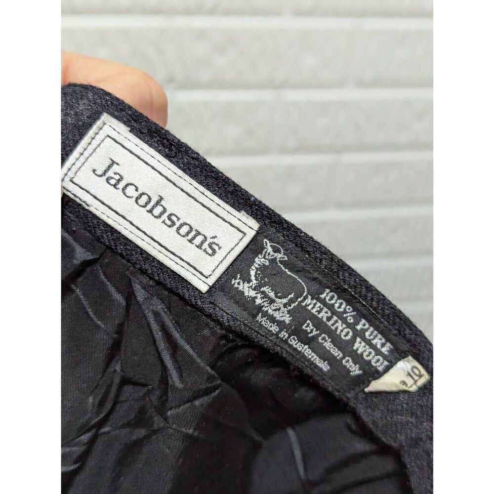 Jacobson's Women's Charcoal Gray Solid Lined Pure… - image 3